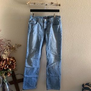 Express Jeans Low Rise Boot Cut Jeans